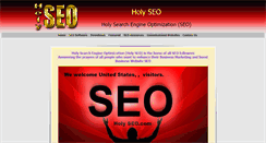 Desktop Screenshot of holyseo.com