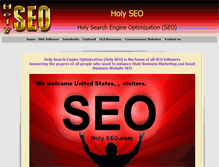 Tablet Screenshot of holyseo.com